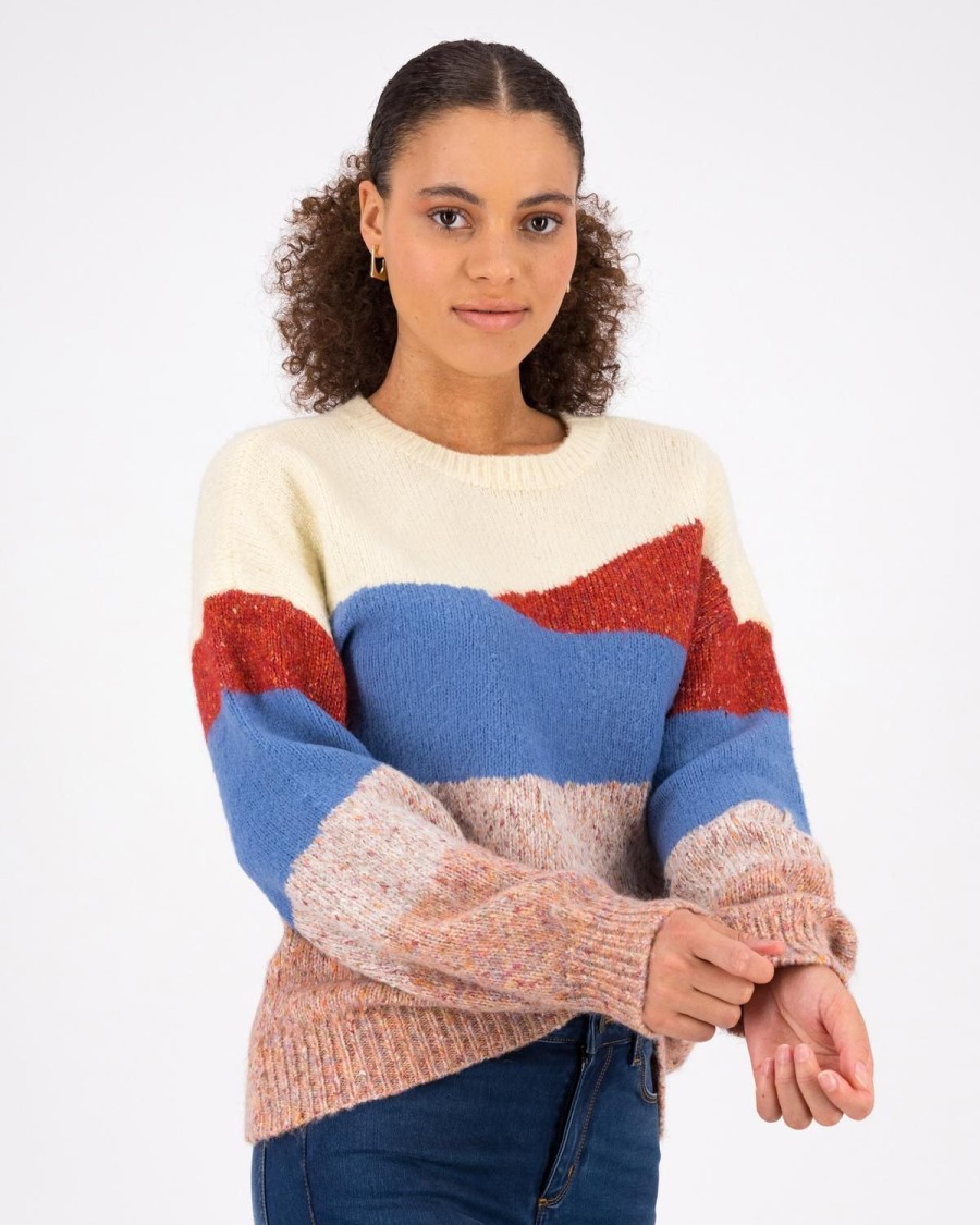 Old Khaki Knitwear & Sweats | Women'S Celia Colour-Block Jumper Assorted