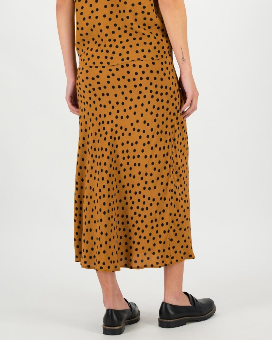 Old Khaki Dresses & Jumpsuits | Women'S Diana Spot Skirt Brown