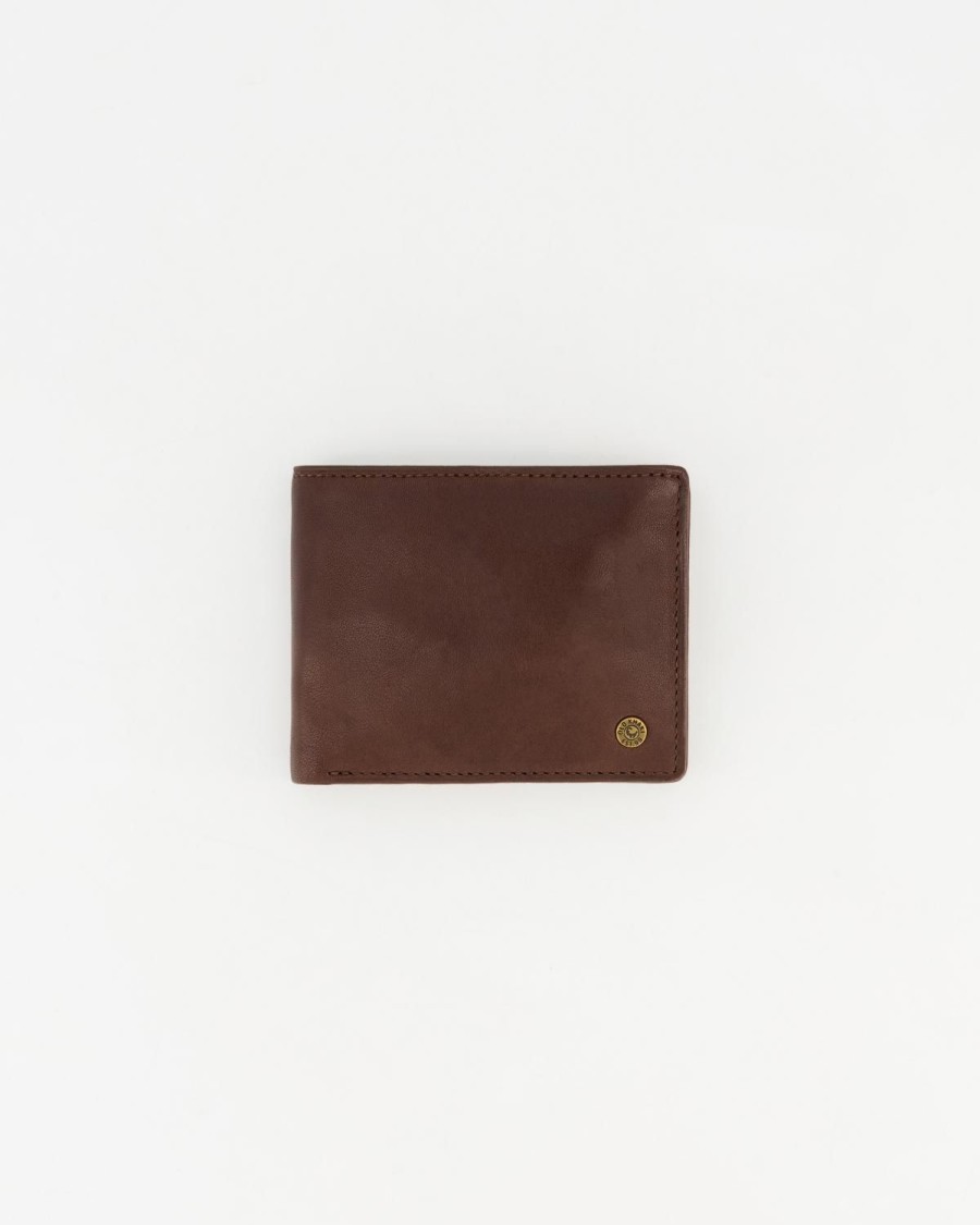 Old Khaki Bags & Wallets | Men'S Dale Leather Wallet Brown