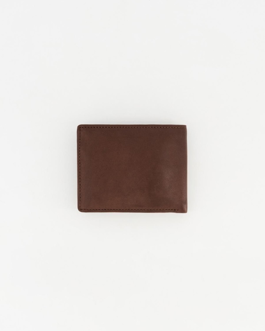 Old Khaki Bags & Wallets | Men'S Dale Leather Wallet Brown