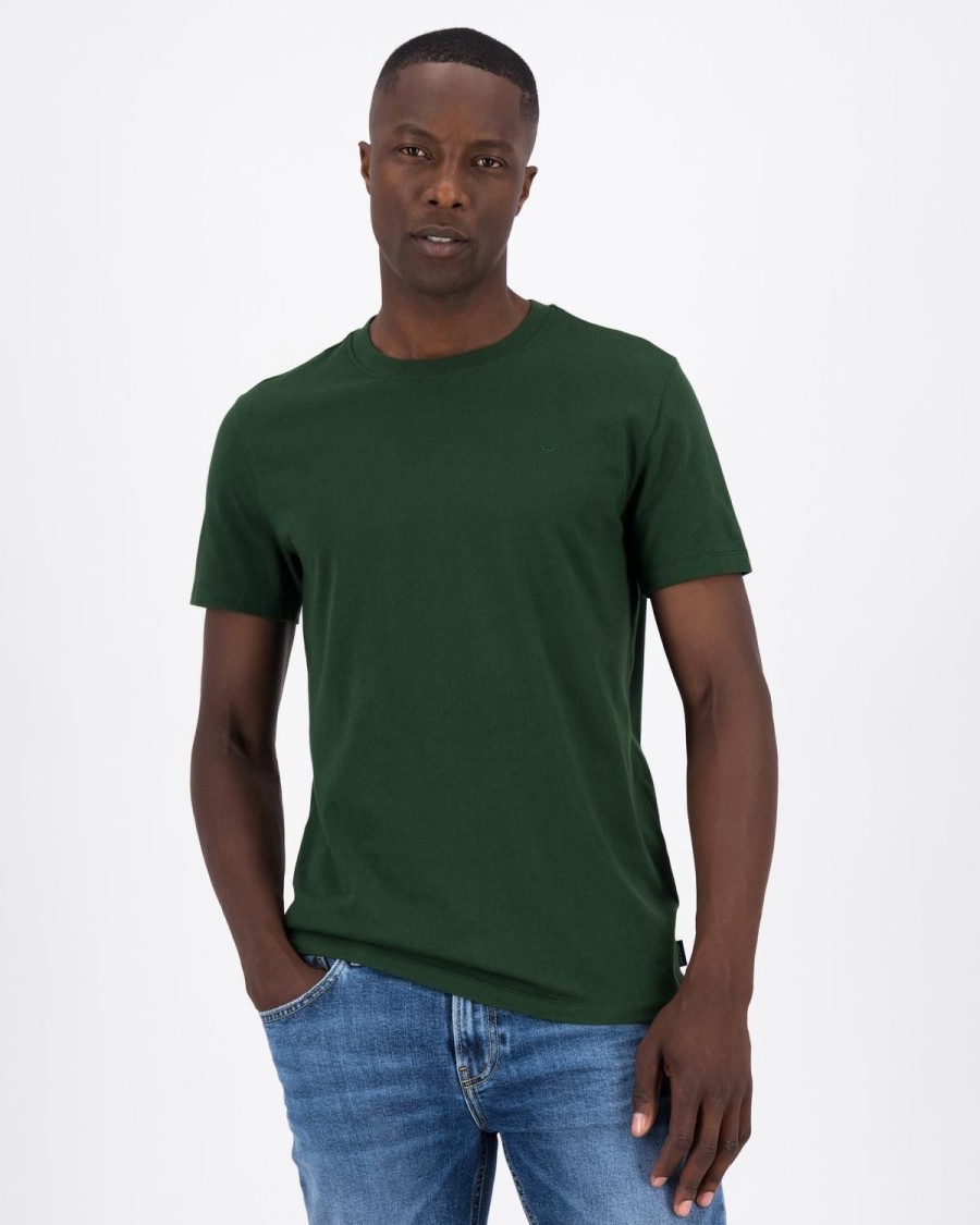 Old Khaki T-Shirts | Men'S Nick Standard Fit T-Shirt Bottle Green