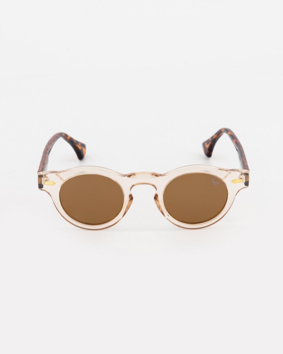 Old Khaki Sunglasses | Uni Retro Sunglasses White