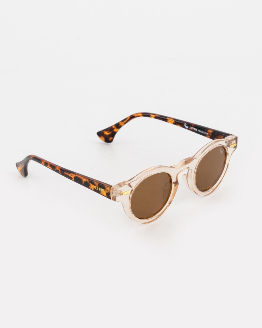 Old Khaki Sunglasses | Uni Retro Sunglasses White