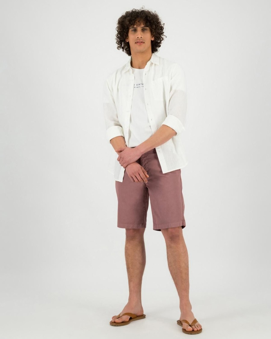 Old Khaki Shorts | Men'S Harvey Shorts Purple