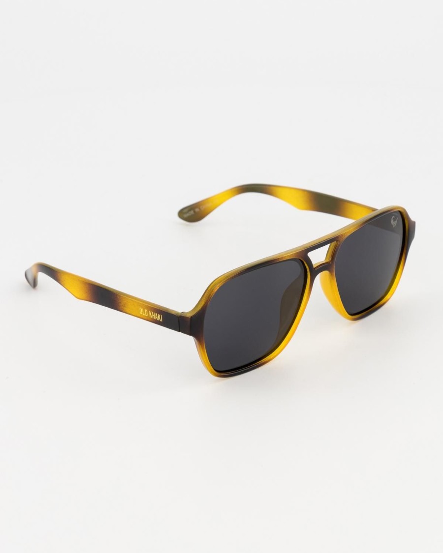 Old Khaki Sunglasses | Men'S Retro 70S Aviator Sunglasses Yellow