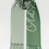 Old Khaki Scarves & Kimonos | Women'S Shiloh Branded Logo Scarf Sage