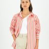 Old Khaki Shirts & Blouses | Women'S Nelly Poplin Shirt Coral