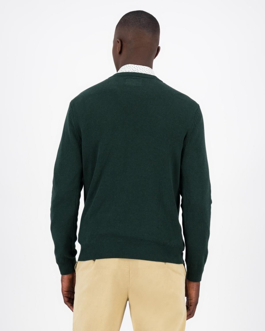 Old Khaki Knitwear | Men'S Ashton Knit Bottle Green