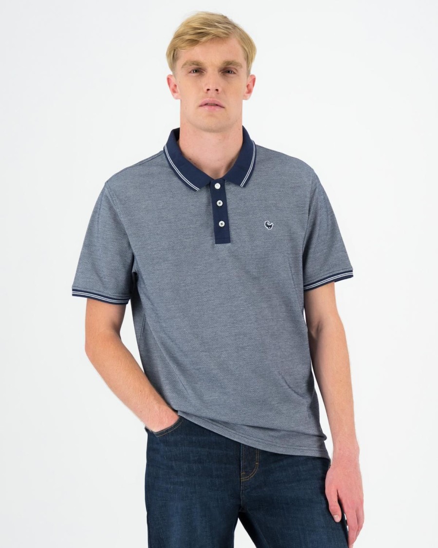 Old Khaki Golfers | Men'S Blake Textured Golfer Navy