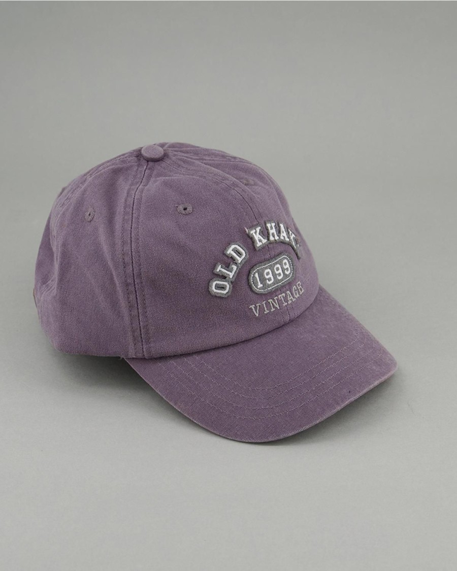 Old Khaki Headwear | Men'S Gavin Branded Peak Cap Charcoal