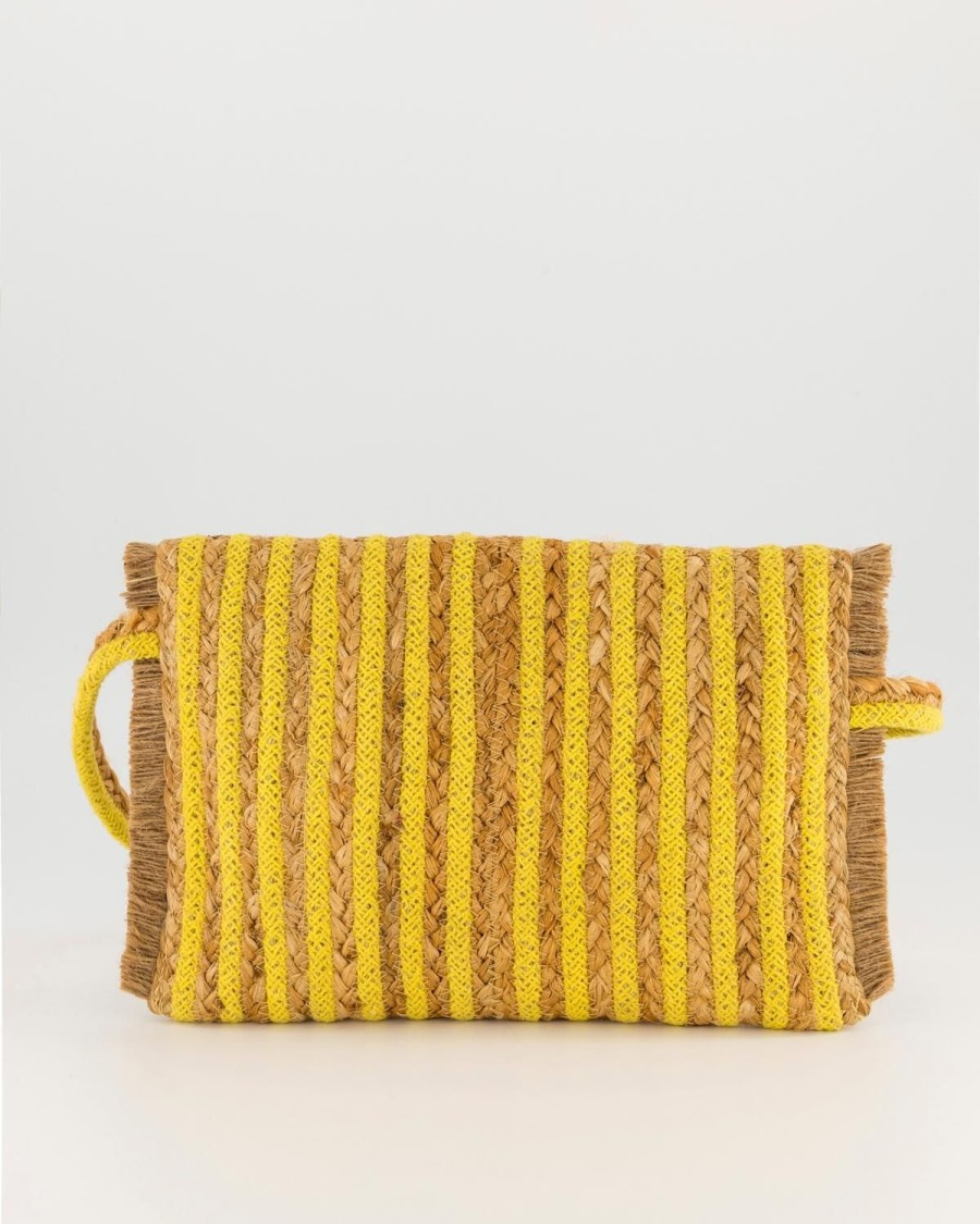 Old Khaki Bags & Purses | Women'S Micah Straw Cross-Body Bag Oatmeal