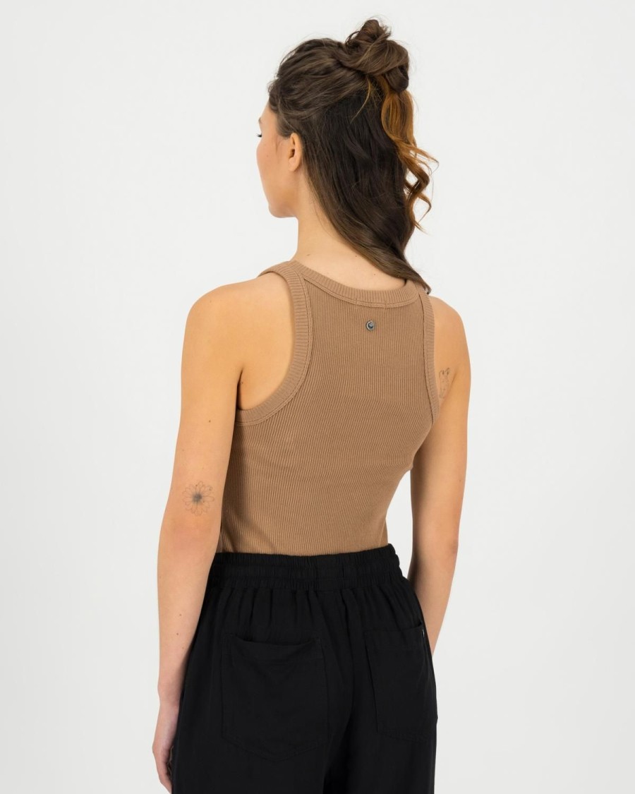 Old Khaki T-Shirts & Camis | Women'S Blaire Ribbed Cami Taupe