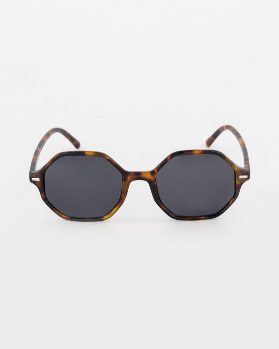 Old Khaki Sunglasses | Women'S Tortoiseshell Octagonal Sunglasses Brown