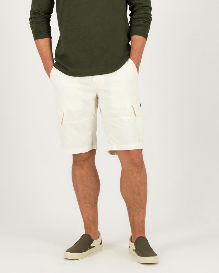 Old Khaki Shorts | Men'S Simba Cargo Shorts White