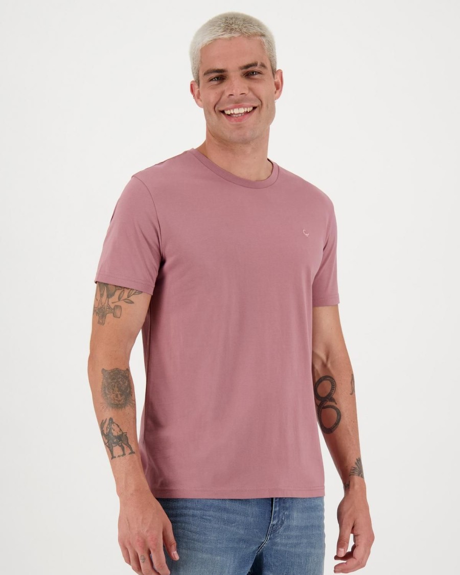 Old Khaki T-Shirts | Men'S Nick Standard Fit T-Shirt Dusty Pink