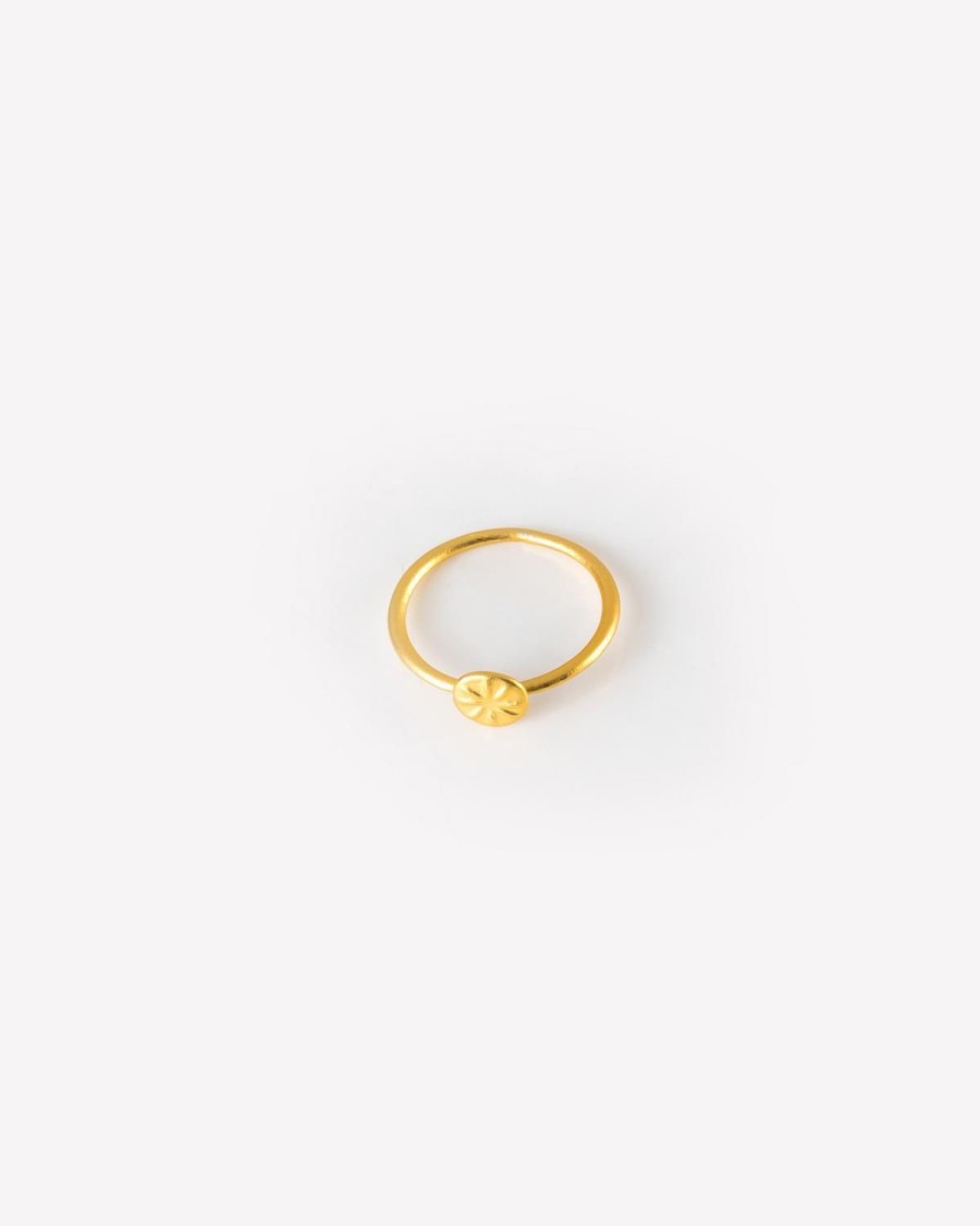 Old Khaki Jewellery | Women'S Stacking Rings 4-Pack Gold