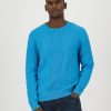 Old Khaki Knitwear | Men'S Adrian Cable Knit Sea Blue