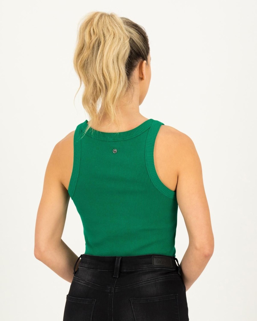 Old Khaki T-Shirts & Camis | Women'S Blaire Ribbed Cami Green