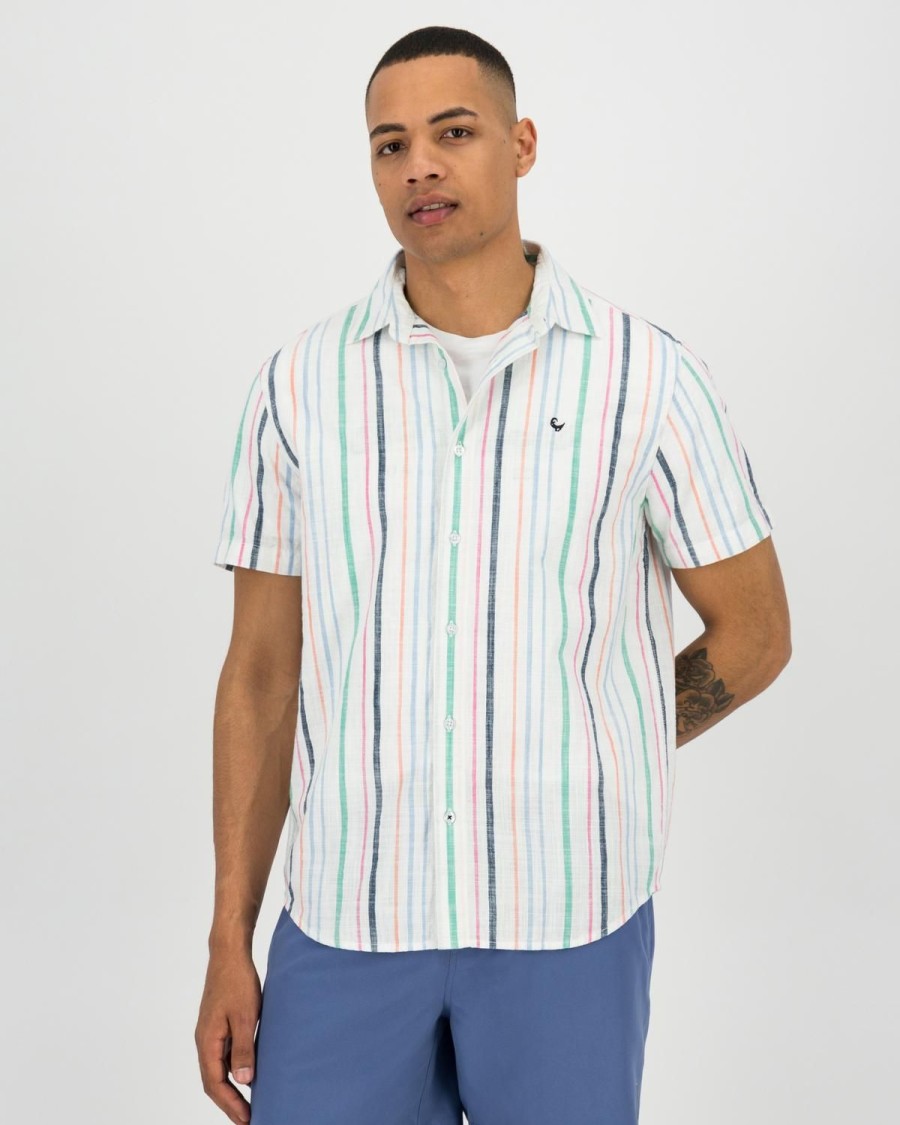 Old Khaki Shirts | Men'S Eddy Regular Fit Shirt White