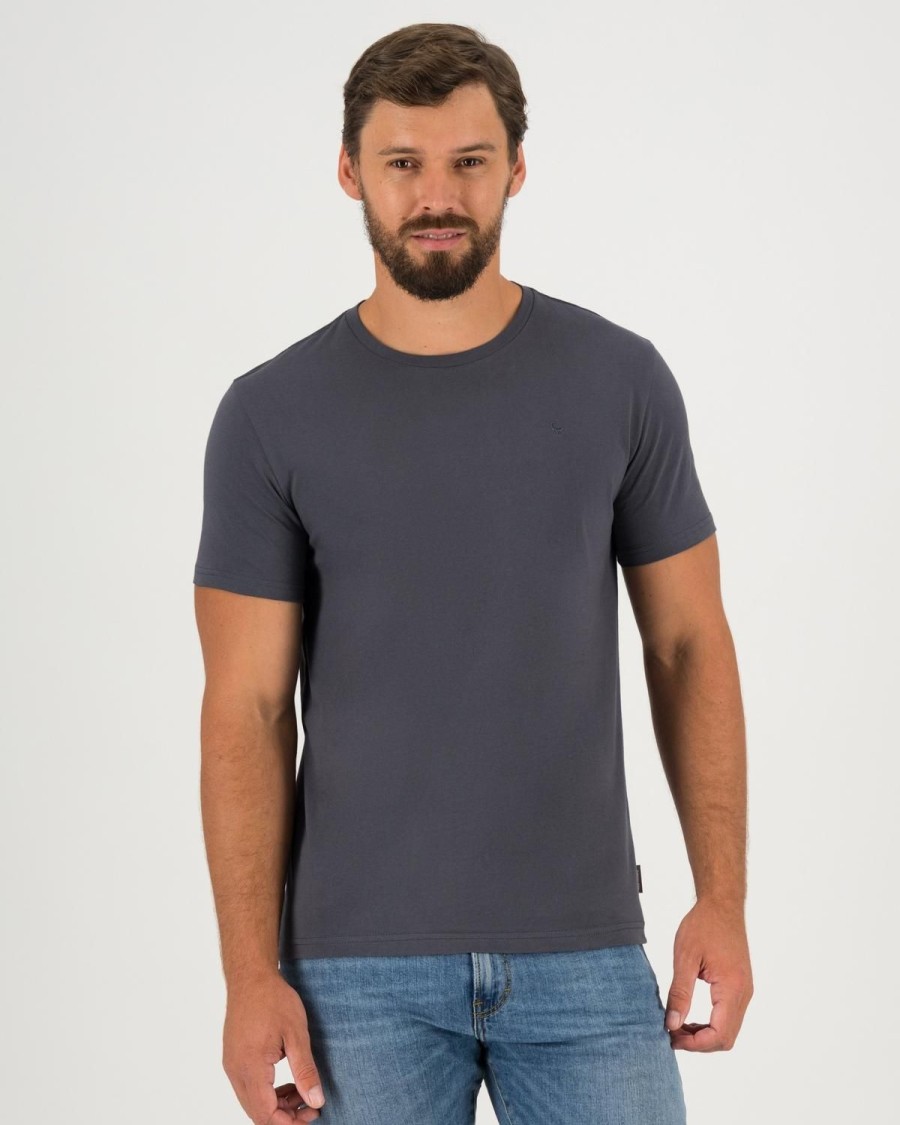 Old Khaki T-Shirts | Men'S Nick Standard Fit T-Shirt Charcoal