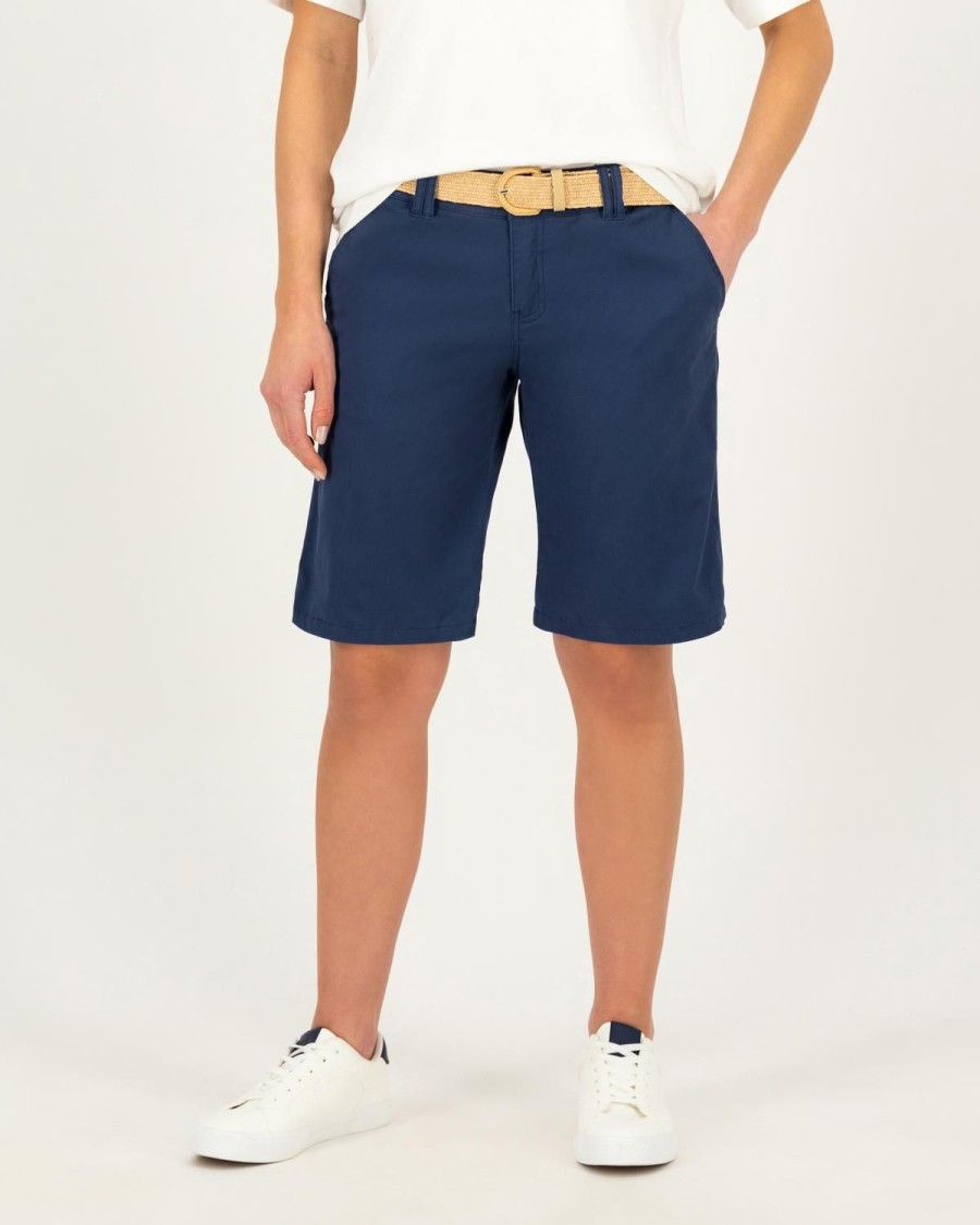 Old Khaki Shorts | Women'S Cate Chino Shorts Navy