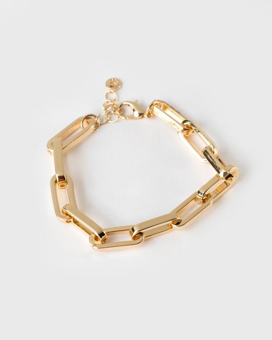 Old Khaki Jewellery | Women'S Chain Link Bracelet Gold