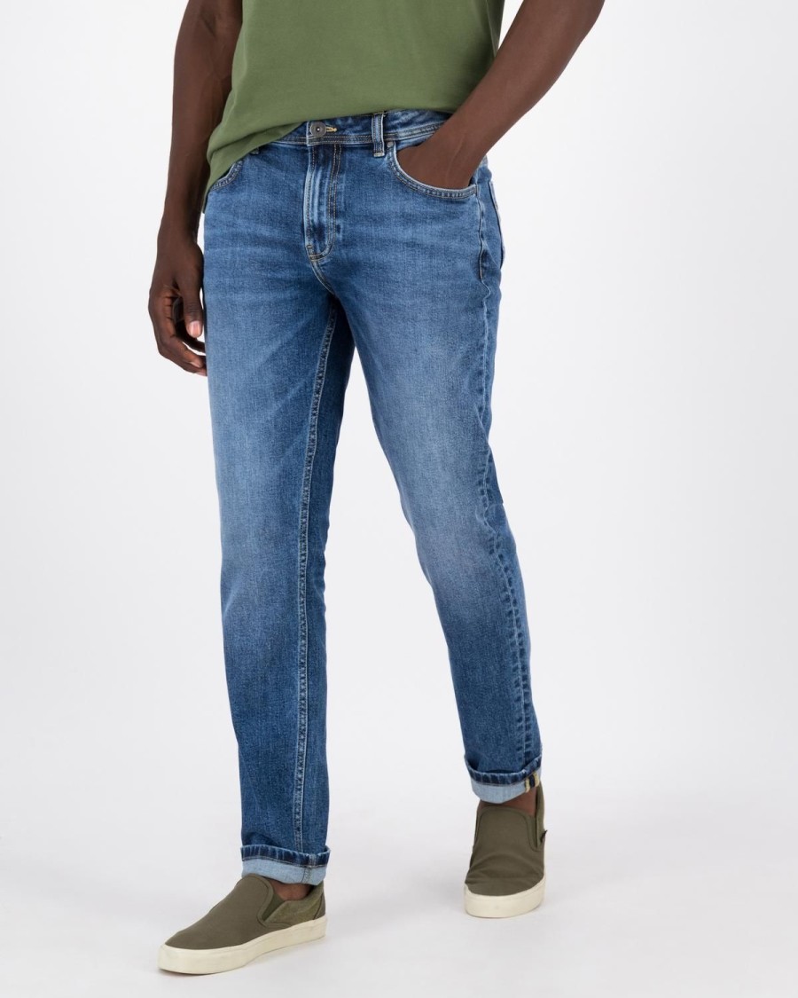 Old Khaki Denim | Men'S Mayson Slim Fit Mid Wash Denim Mid Blue