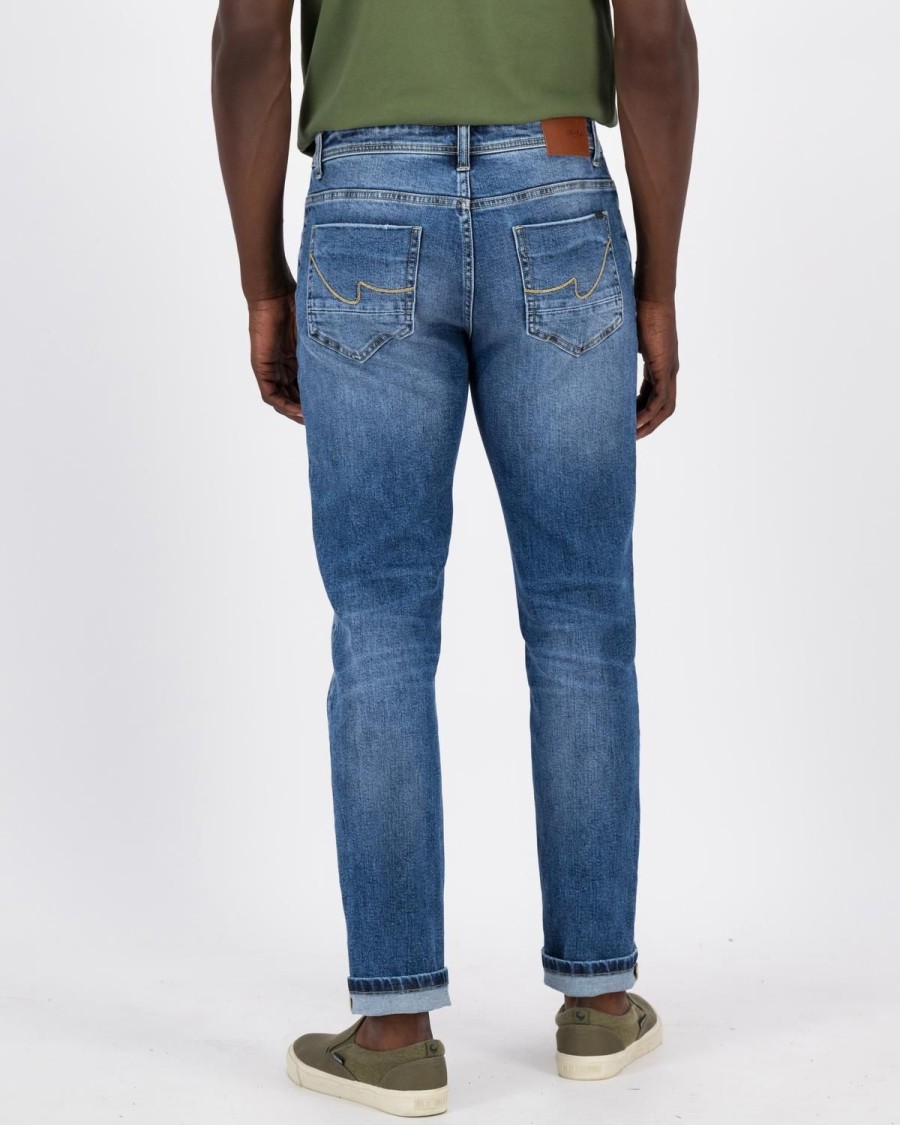 Old Khaki Denim | Men'S Mayson Slim Fit Mid Wash Denim Mid Blue