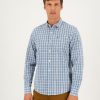 Old Khaki Shirts | Men'S Angus Slim Fit Shirt Blue