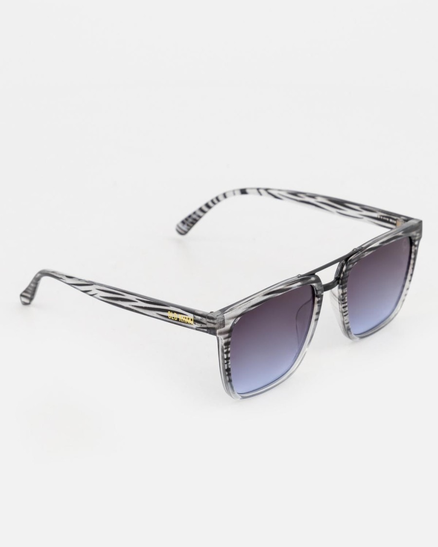 Old Khaki Sunglasses | Men'S Woodgrain Sunglasses Grey