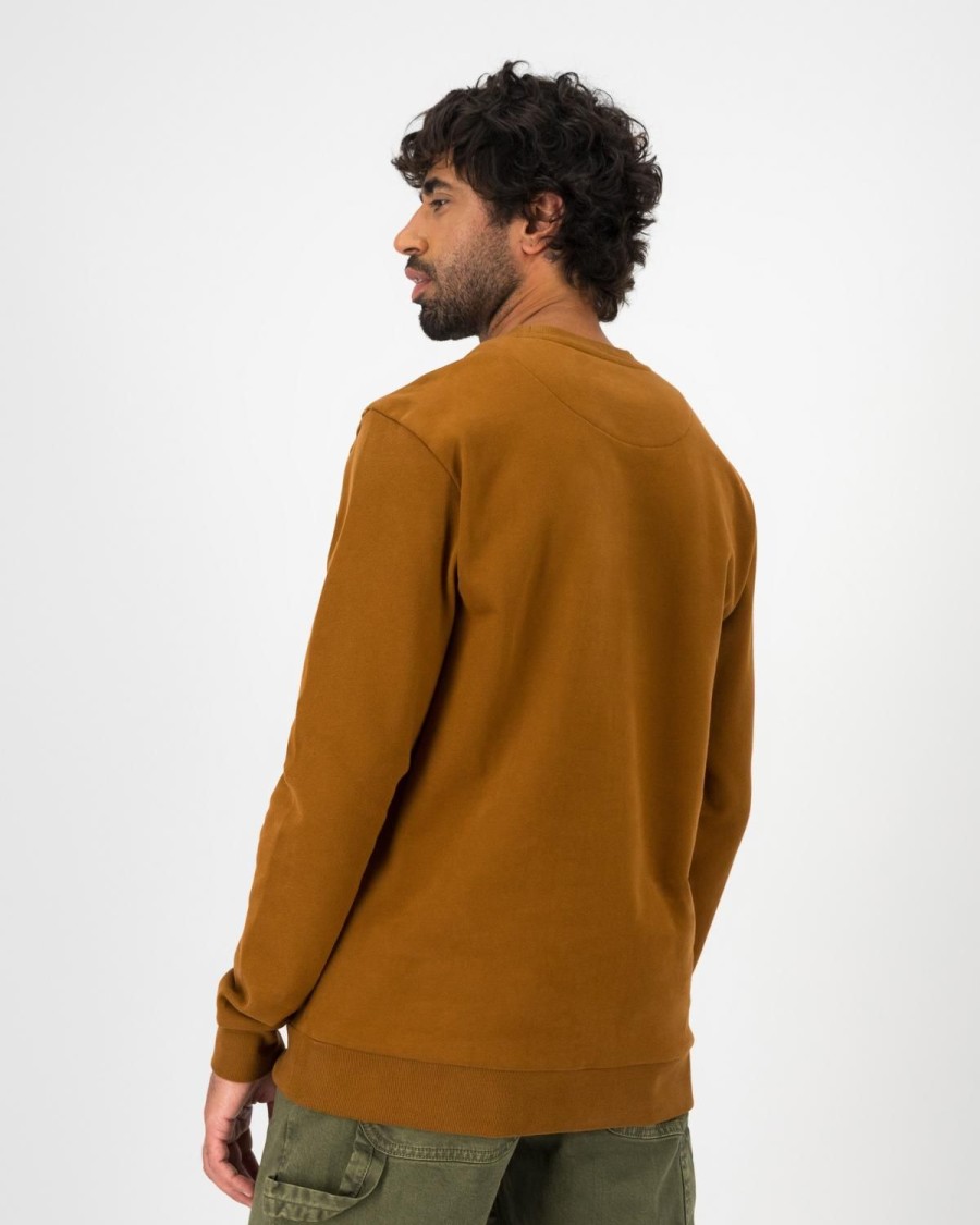 Old Khaki Sweats | Men'S Beau Crew Sweat Rust