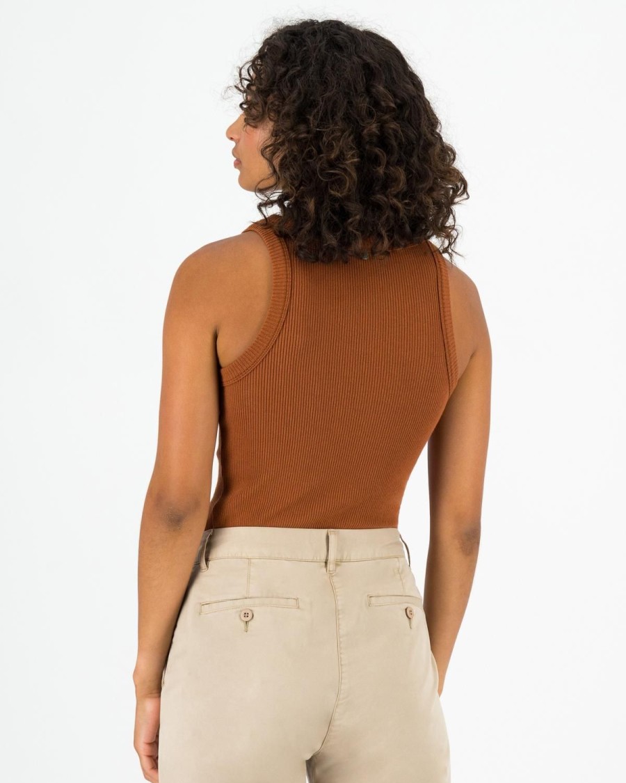 Old Khaki T-Shirts & Camis | Women'S Blaire Ribbed Cami Camel