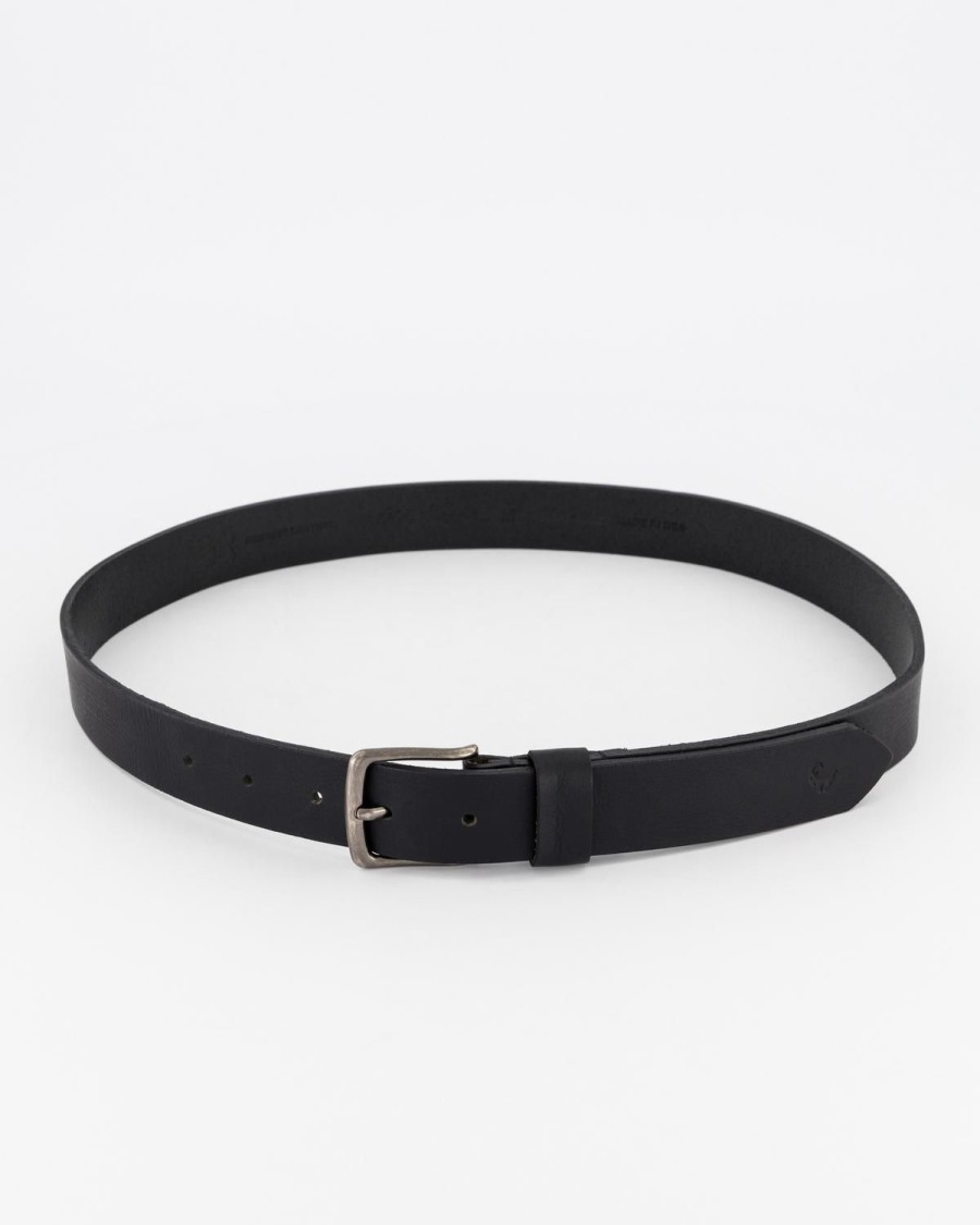 Old Khaki Belts | Women'S Kodiak Leather Belt Black