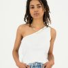 Old Khaki T-Shirts & Camis | Women'S Malia One-Shoulder Tank Top White