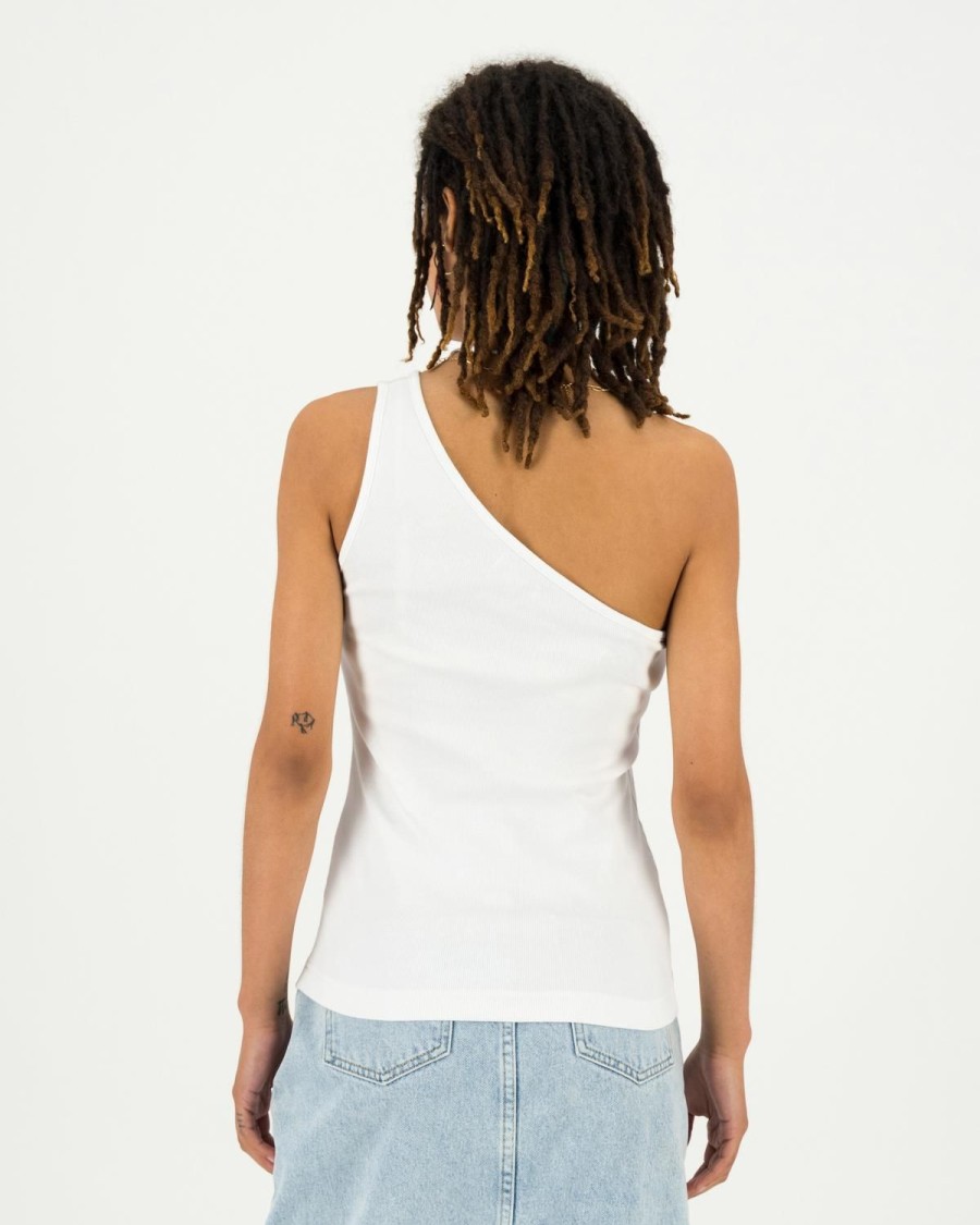 Old Khaki T-Shirts & Camis | Women'S Malia One-Shoulder Tank Top White