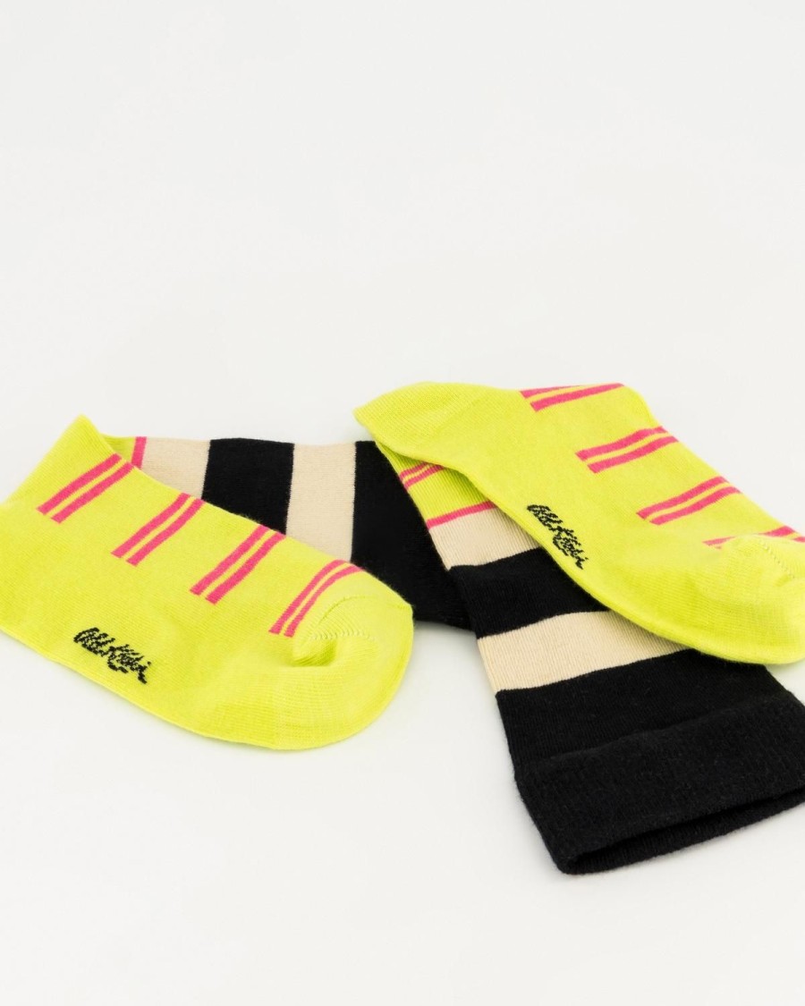 Old Khaki Socks | Women'S Reyna Stripe Socks Yellow