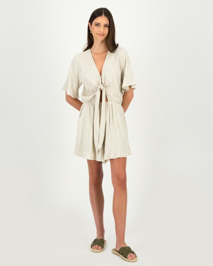 Old Khaki Dresses & Jumpsuits | Women'S Estelle Playsuit Stone