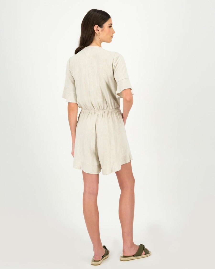 Old Khaki Dresses & Jumpsuits | Women'S Estelle Playsuit Stone