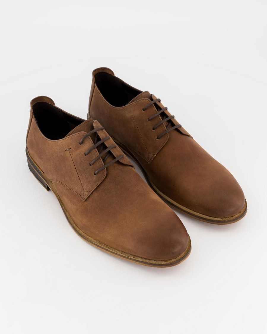 Old Khaki Lace-Ups & Loafers | Men'S Riaan Leather Shoe Brown