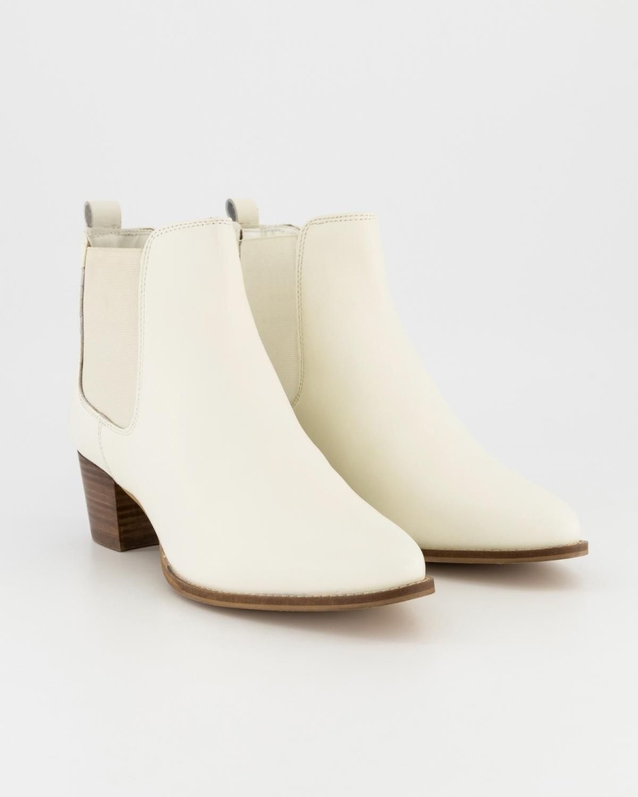 Old Khaki Boots | Women'S Odetta Leather Boot Bone