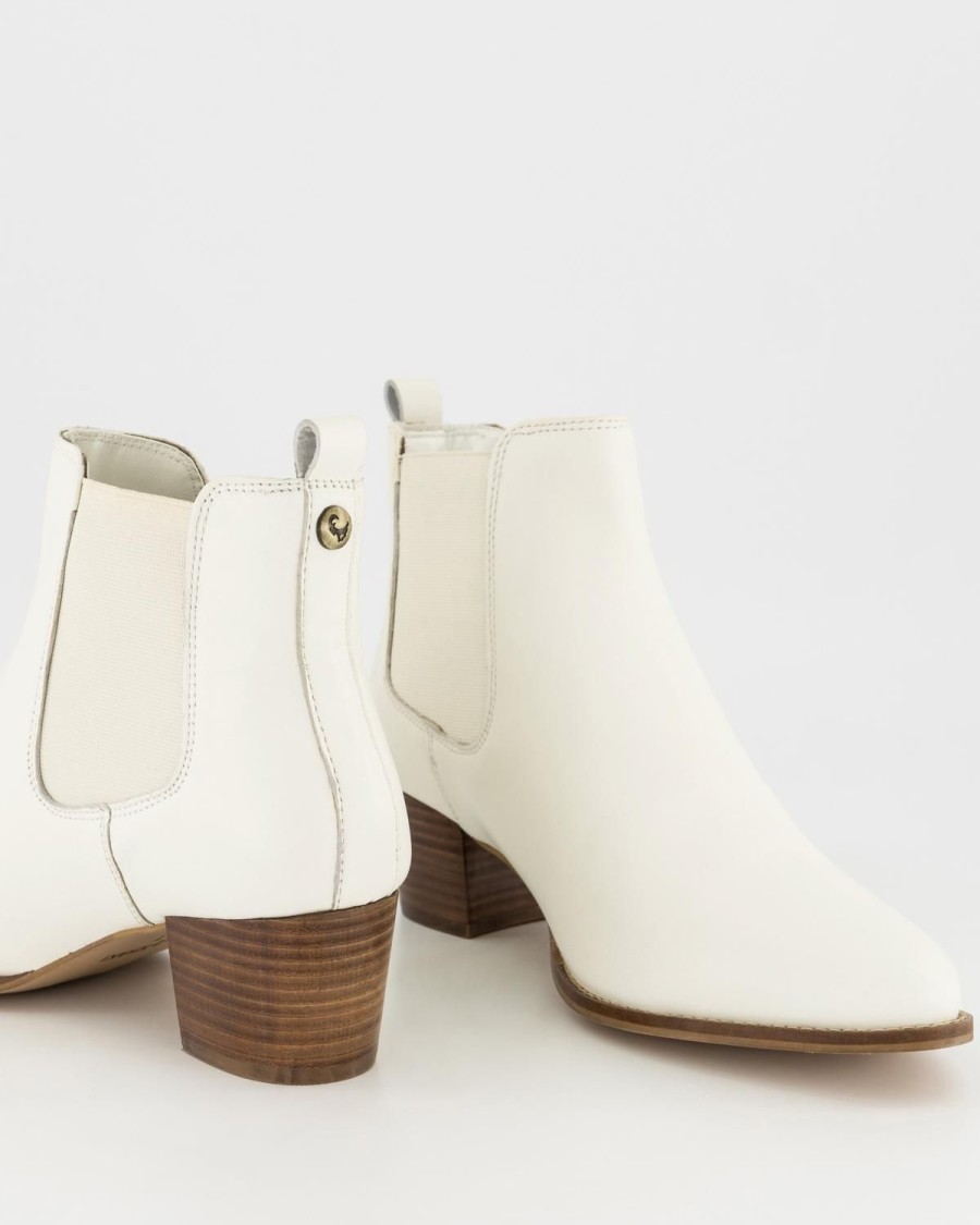 Old Khaki Boots | Women'S Odetta Leather Boot Bone