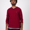 Old Khaki Knitwear | Men'S Riley Knit Pullover Dark Red