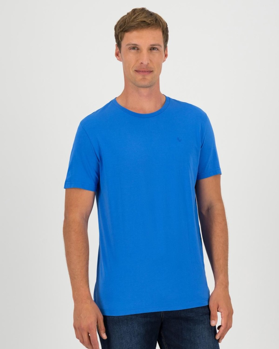 Old Khaki T-Shirts | Men'S Nick Standard Fit T-Shirt Cobalt