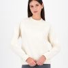 Old Khaki Knitwear & Sweats | Women'S Cayla Embossed Sweat Milk