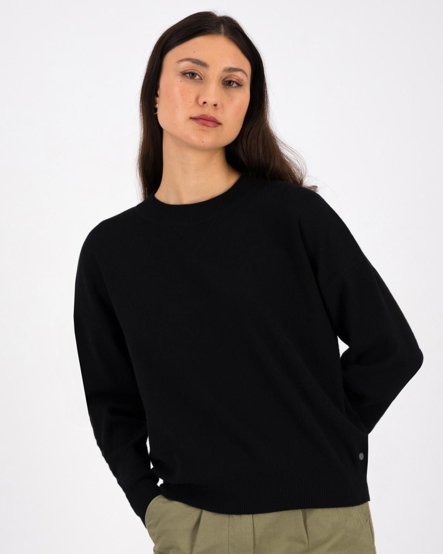 Old Khaki Knitwear & Sweats | Women'S Charlotte Knit Pullover Black