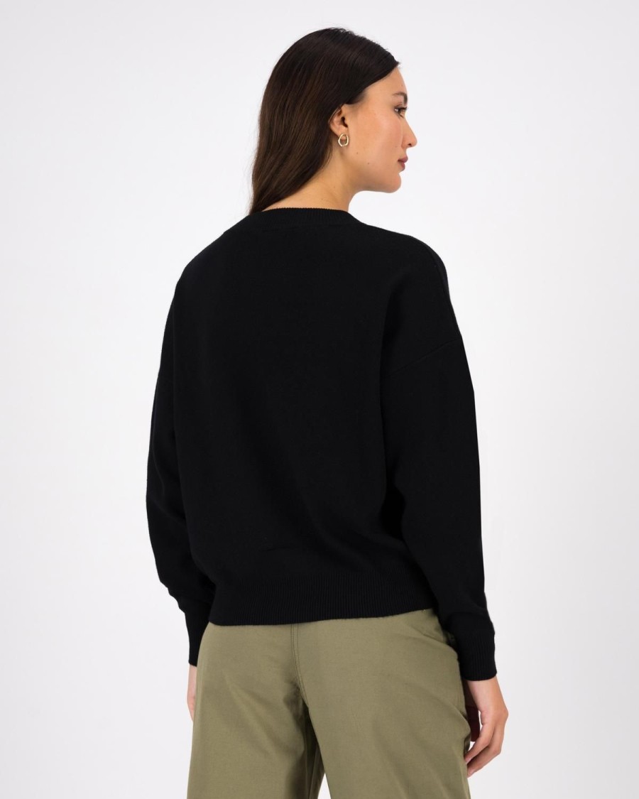 Old Khaki Knitwear & Sweats | Women'S Charlotte Knit Pullover Black