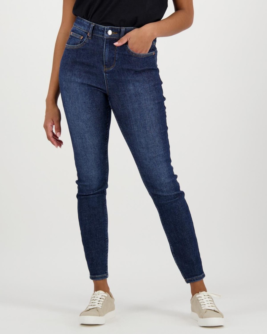 Old Khaki Denim | Stevie High-Rise Skinny Indigo