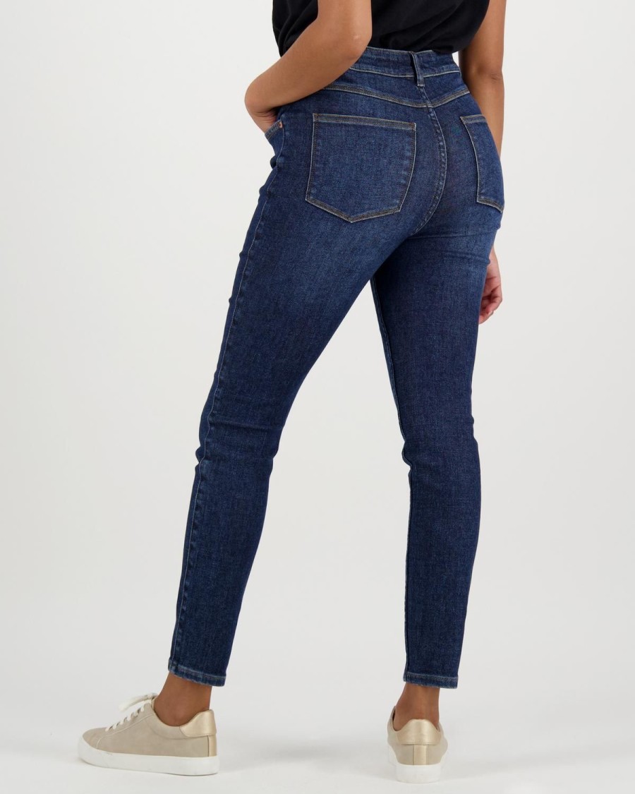 Old Khaki Denim | Stevie High-Rise Skinny Indigo