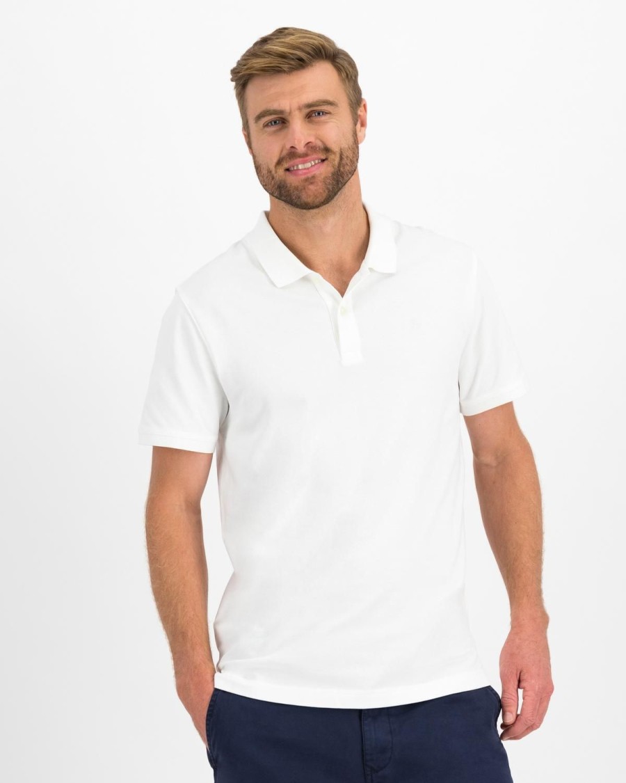 Old Khaki Golfers | Men'S Eric Standard Fit Golfer White