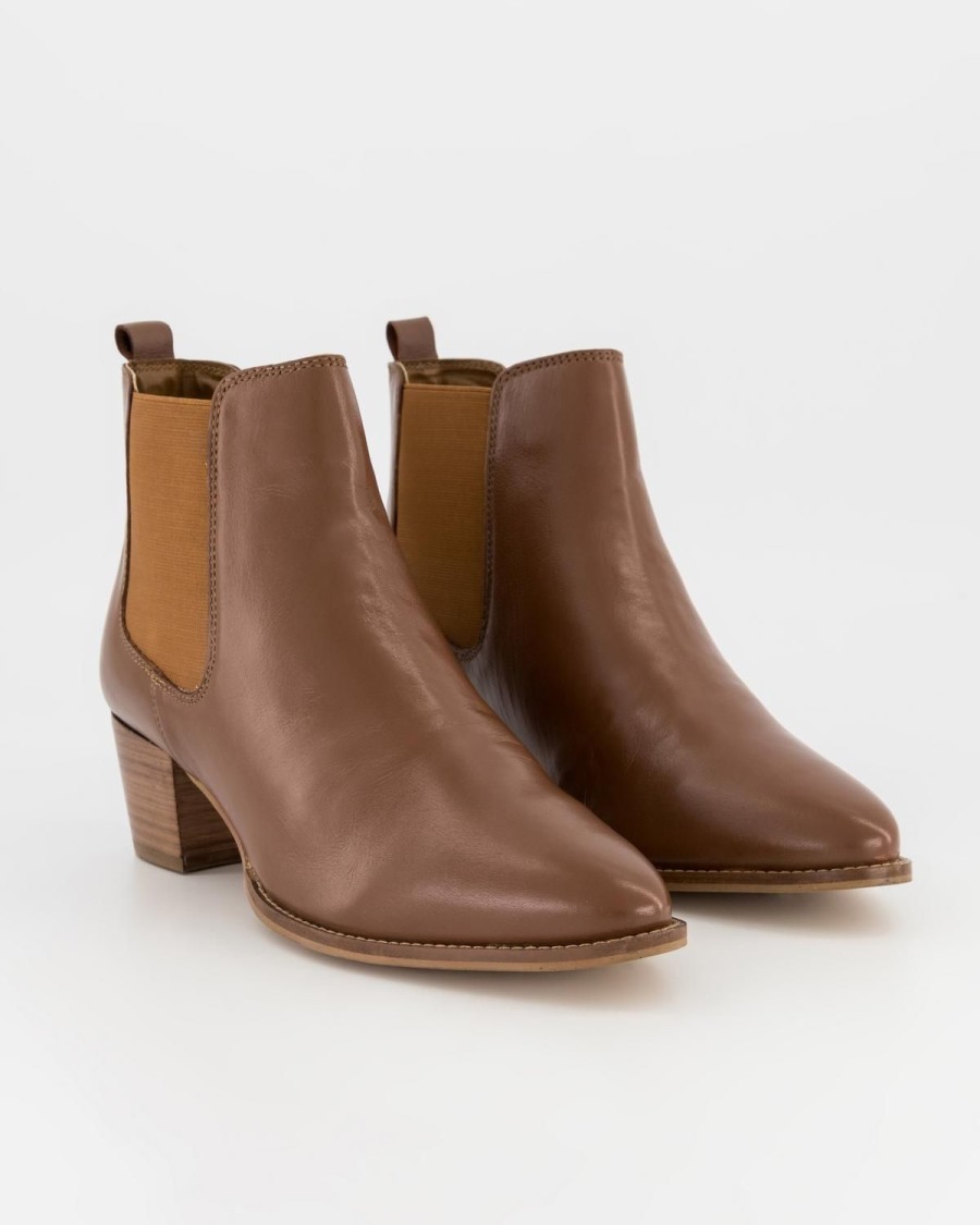 Old Khaki Boots | Women'S Odetta Leather Boot Tan